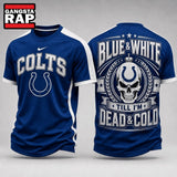 Indianapolis Colts NFL Till I’m Dead Forever Skull Fan Pride 3D Shirt, Football New Design Shirt Hoodie T-Shirt