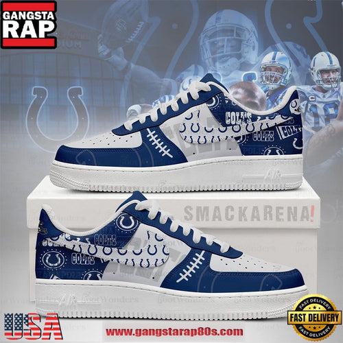 Indianapolis Colts Trending Football Sneakers NFL Air Force 1 Shoes