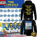 Indianapolis Colts x The Simpsons 2026 The Schedule Unisex Hoodie