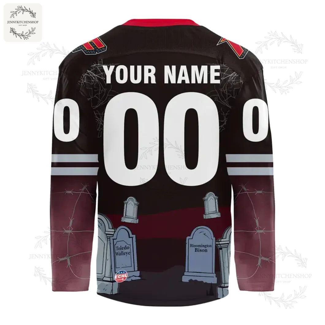 Indy Fuel Hocktoberfest Spooky Special 2025 Hockey Jersey
