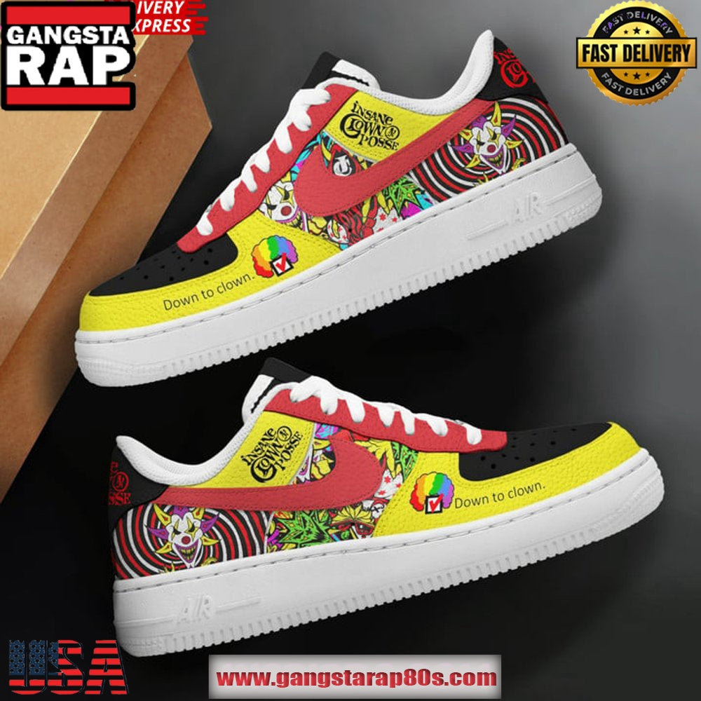 Insane Clown Posse Air Force 1 Sneaker Running Sneakers Shoes