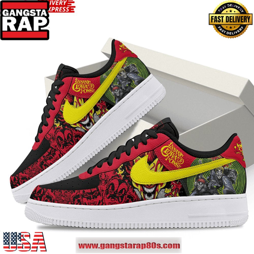 Insane Clown Posse Hip Hop Special Air Force 1 Running Sneakers Shoes