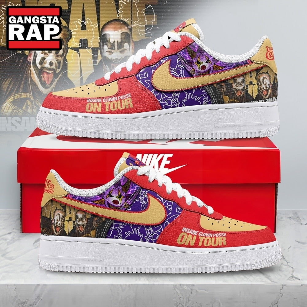 Insane Clown Posse ICP On Tour Custom Air Force 1 Shoes, Music Air Force 1 Shoes