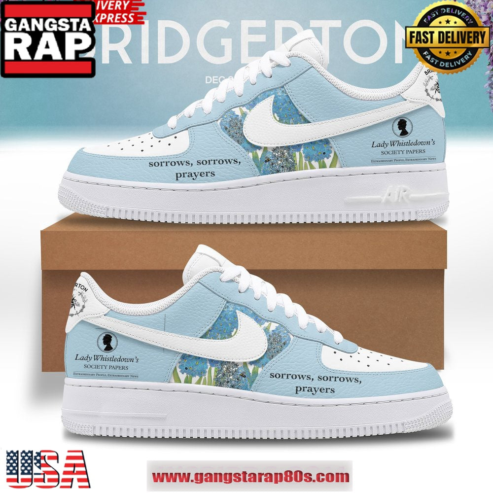 Inside Bridgerton Special Edition Air Force 1 Running Sneakers Shoes