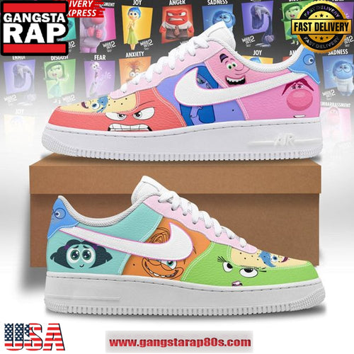 Inside Out Walt Disney New Design Air Force 1 Sneakers Shoes