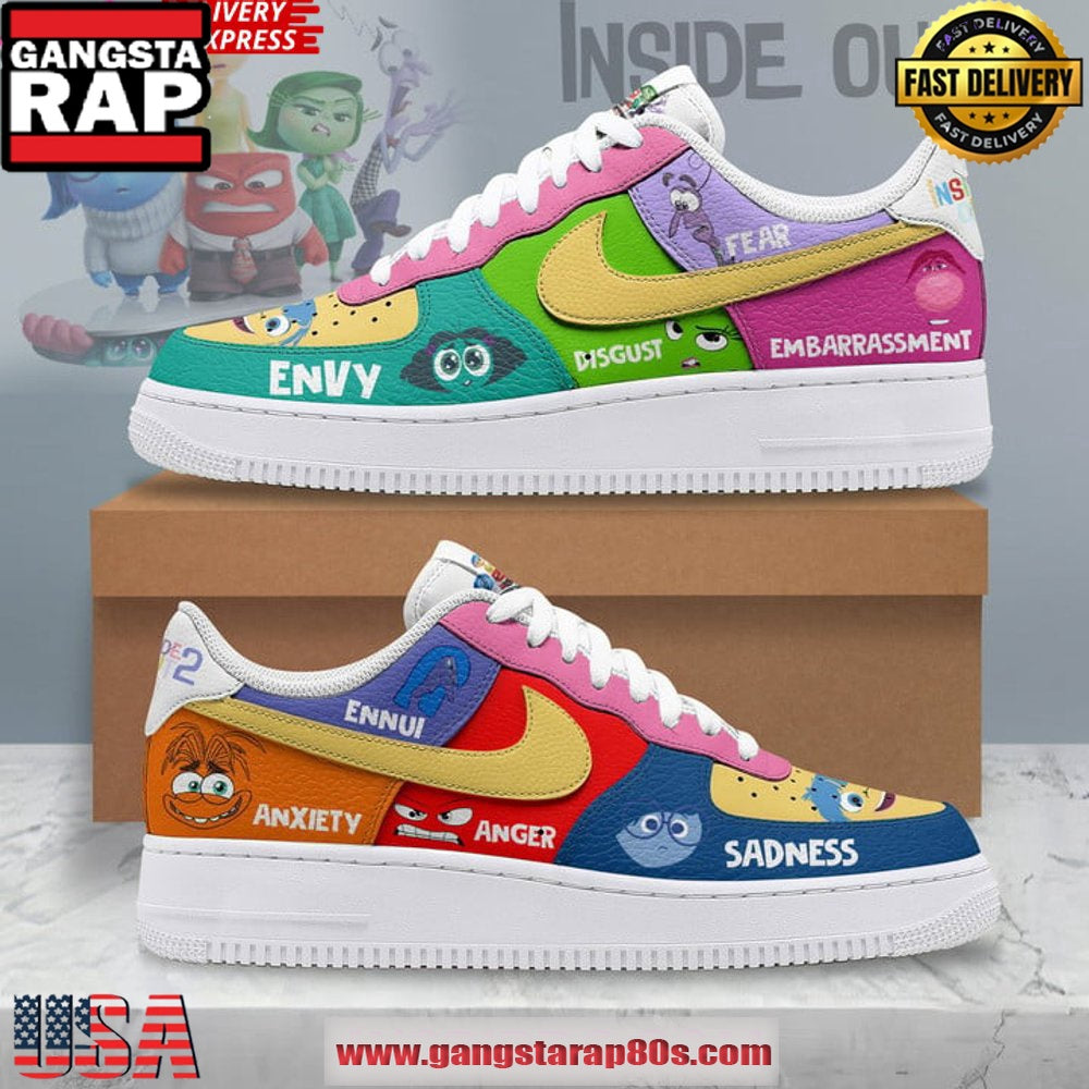 Inside Out Walt Disney Special Edition Air Force 1 Sneakers Shoes