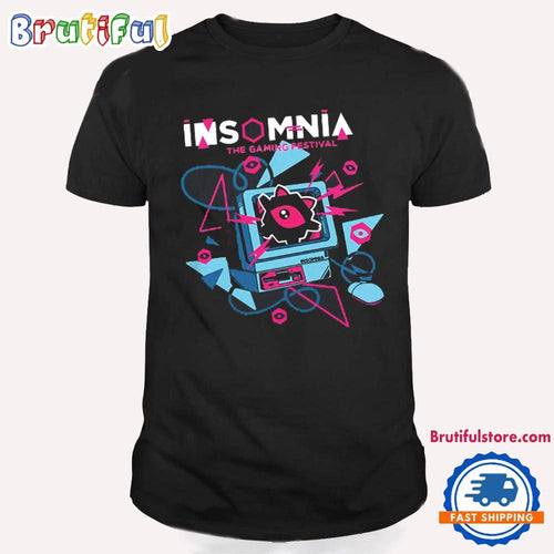 Insomnia The Gaming Festival I72 Retro Computer 2024 T Shirt