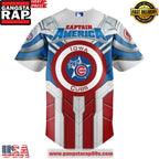 Iowa Cubs x Captain America Limited Edition Baseball Jersey Shirt