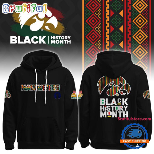 Iowa Hawkeyes Basketball Black History Month 2026 Limited Edition Hoodie Shirt