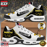 NCAA Custom Name Iowa Hawkeyes Football Mascot Symbol Air Max Plus Shoes Running Sneakers