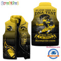 Iowa Hawkeyes Sporty Mascot Design Sleeveless Puffer Jacket