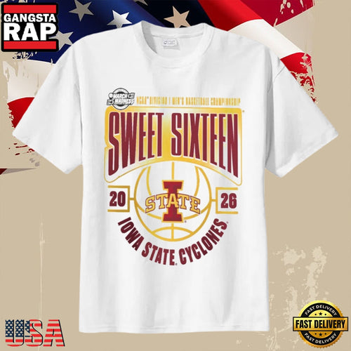 Iowa State Cyclones 2026 NCAA Sweet Sixteen March Madness Basketball Retro T-Shirt