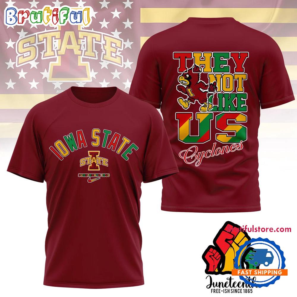 Iowa State Cyclones Juneteenth Freedom Day 3D Shirt