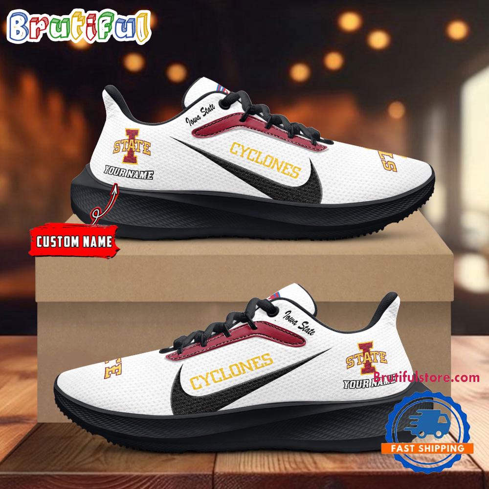 Iowa State Cyclones Personalized Lightweight Patch Decor Running Shoes Sneaker