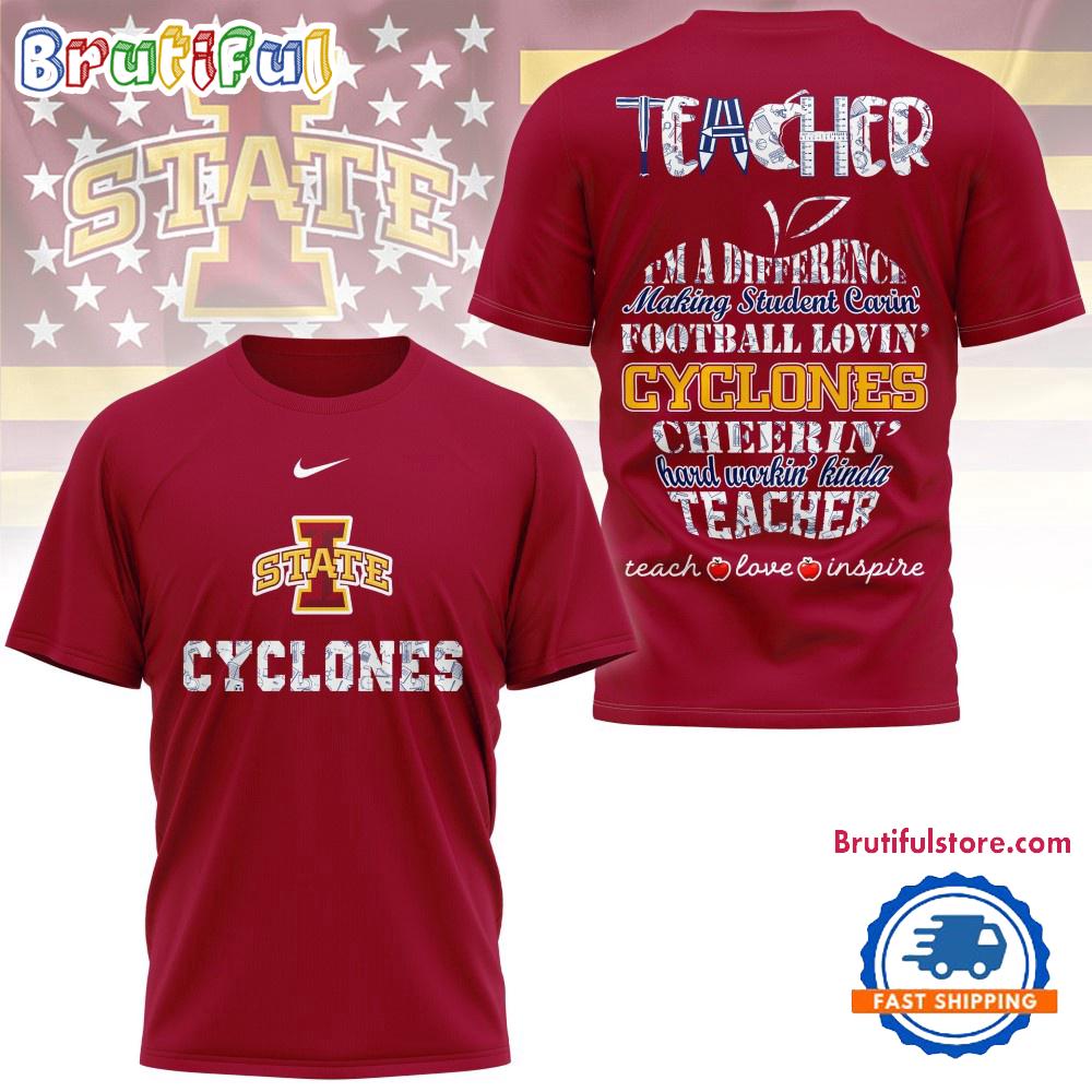 Iowa State Cyclones Teacher Pride Unisex 3D Shirt