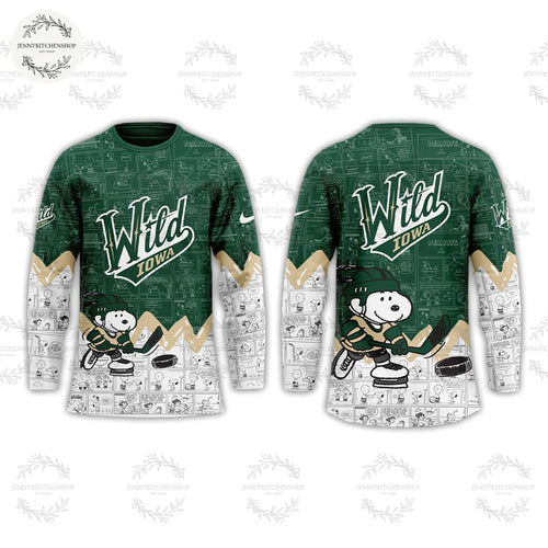 Iowa Wild x Peanuts 2025 Limited Edition Hockey Jersey