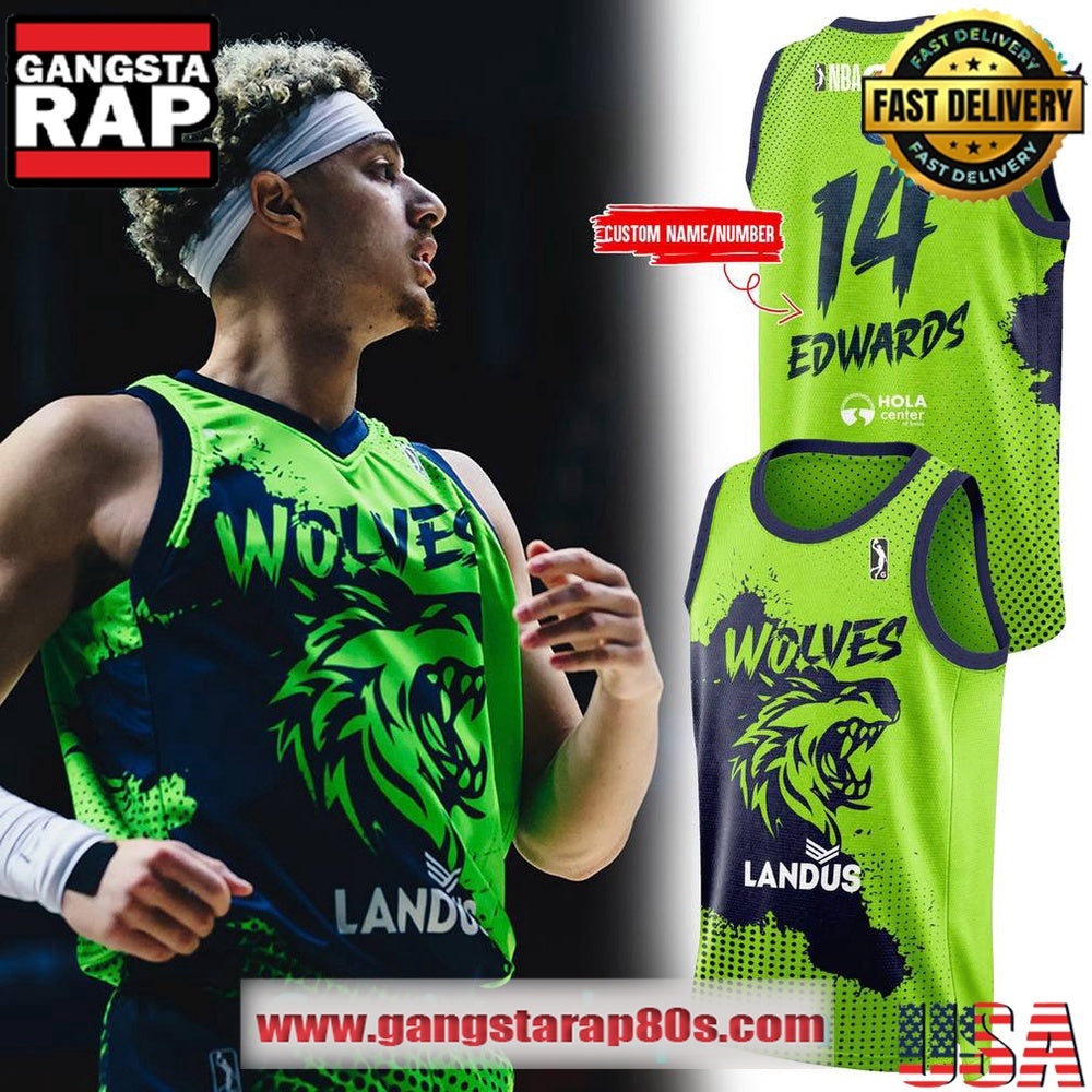 Iowa Wolves Los Lobos Specialty Custom Basketball Jersey