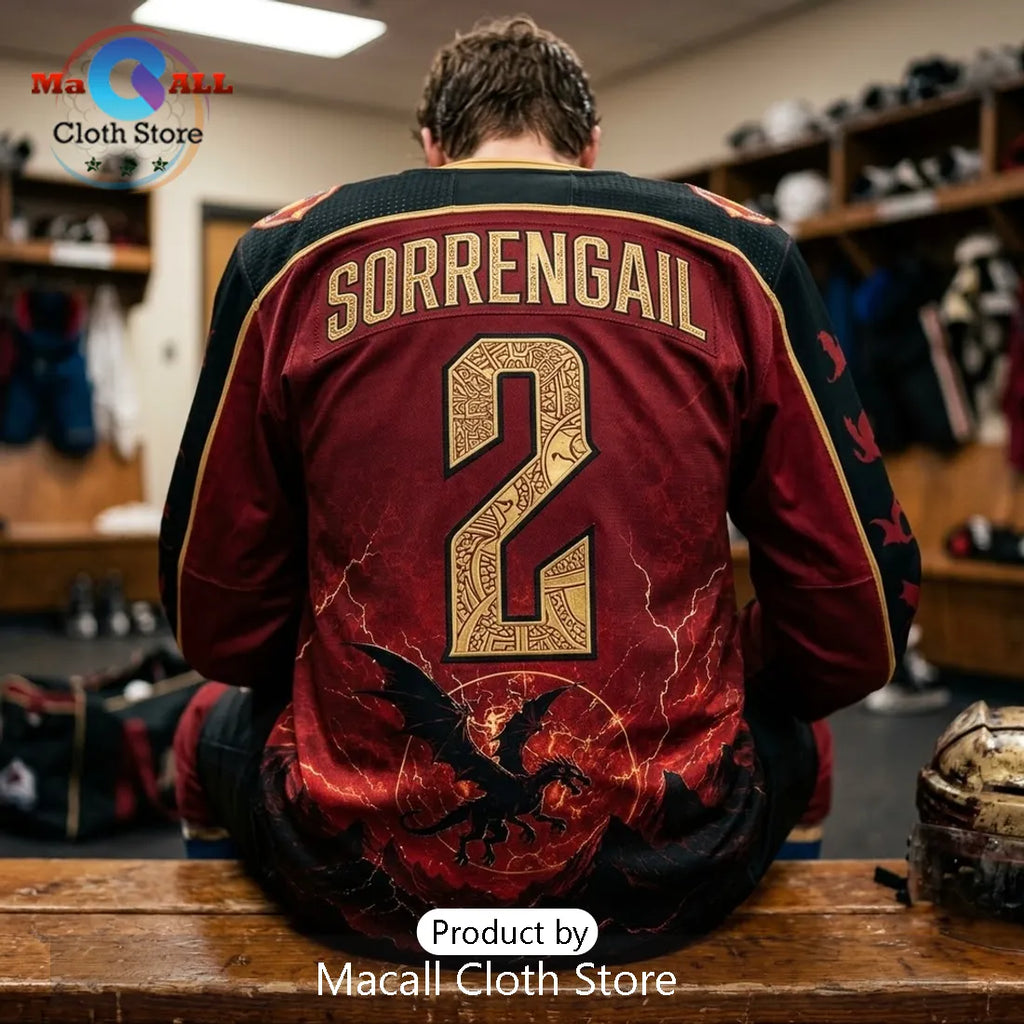 Iron Flame Colorado Avalanche Sorrengail Hockey Jersey 2026