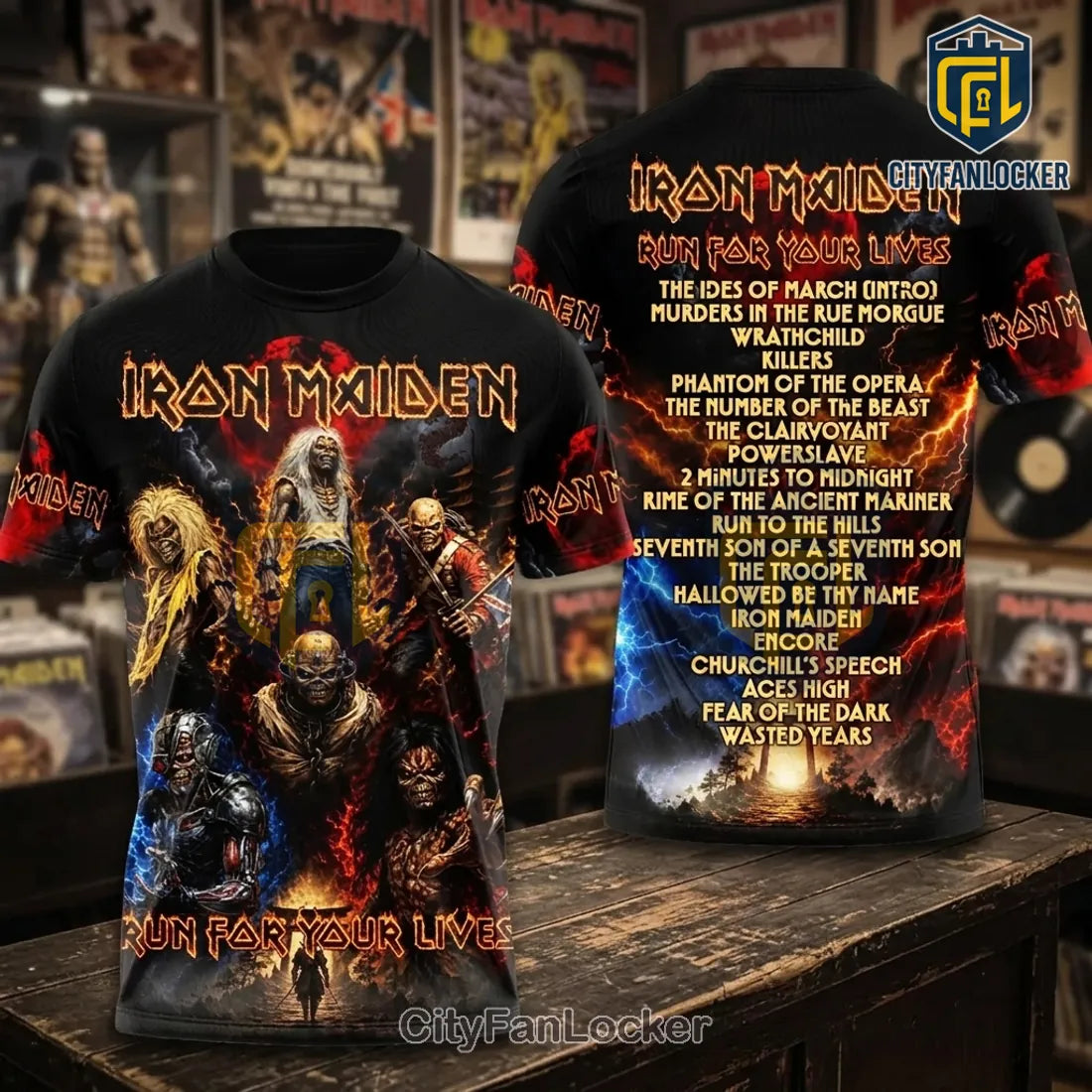 Iron Maiden 2026 World Tour Eddie Special Edition Shirt