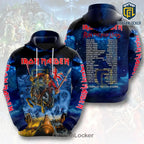 Iron Maiden 2026 World Tour Run For Your Lives Hoodie