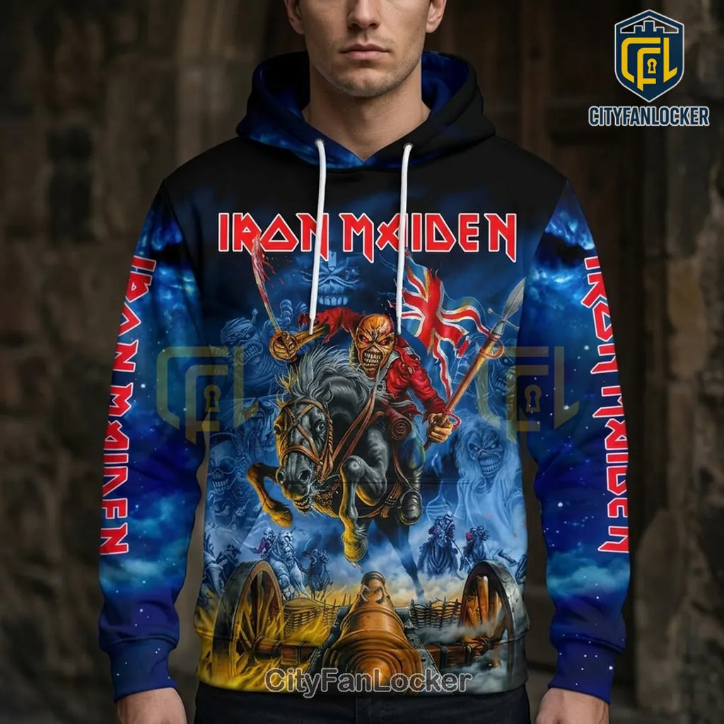 Iron Maiden 2026 World Tour Run For Your Lives Hoodie