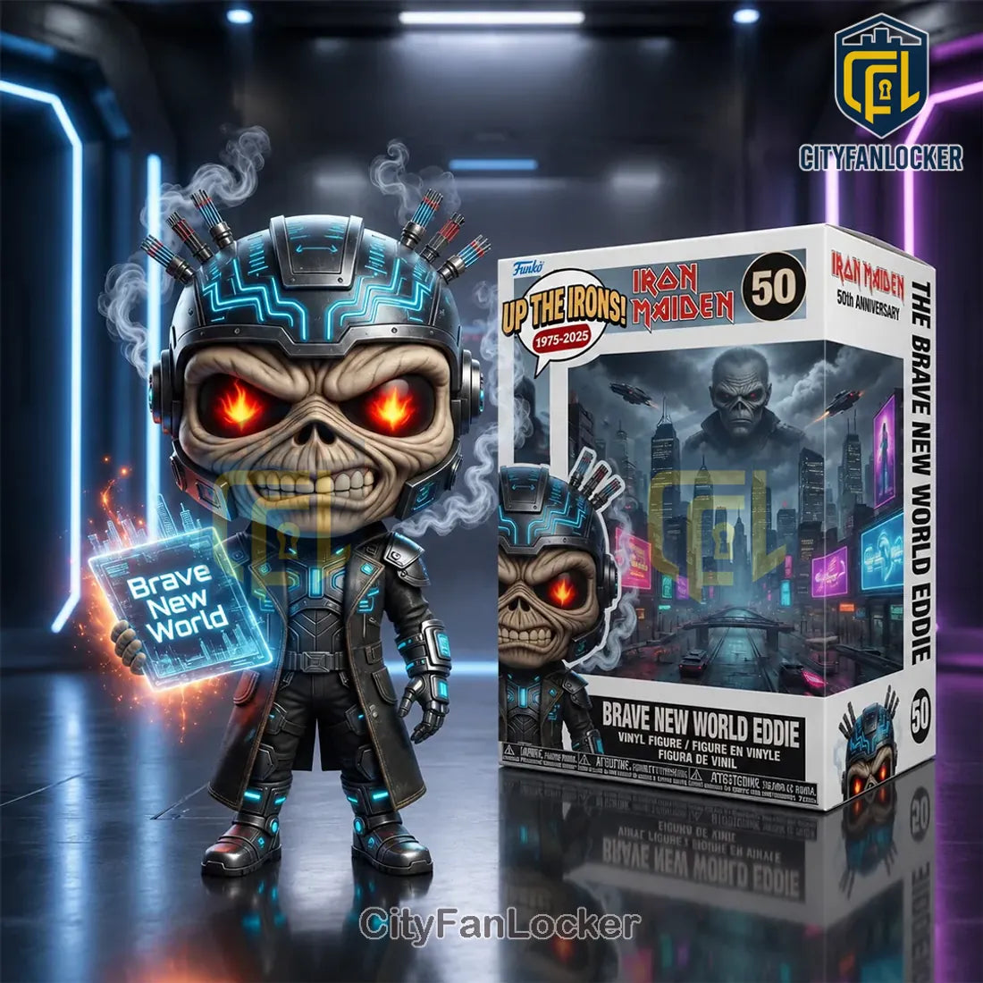 Iron Maiden Brave New World Eddie Vinyl Figure