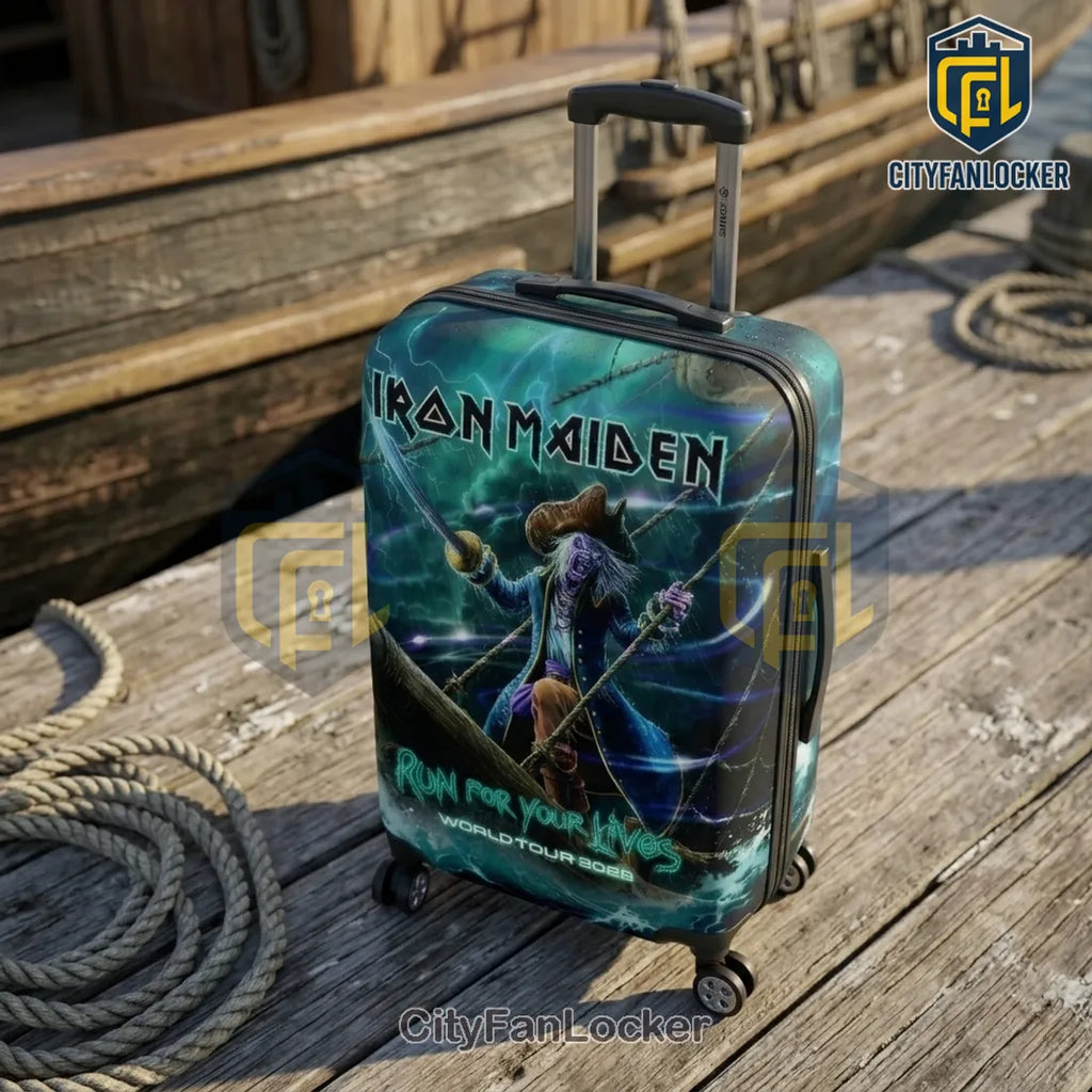 Iron Maiden Eddie Pirate 2026 World Tour Luggage Cover