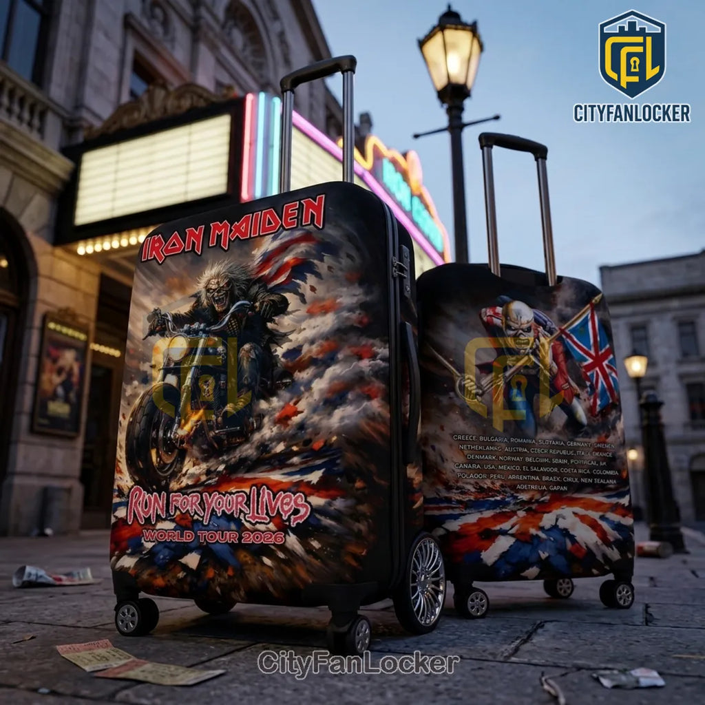 Iron Maiden Run For Your Lives 2026 Luggage Cover