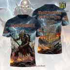 Iron Maiden Run For Your Lives 2026 World Tour T-Shirt