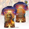 Iron Maiden Run For Your Lives Tour Eddie Pharaoh T-Shirt