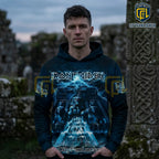 Iron Maiden Tour 2026 Powerslave Eddie Pullover Hoodie