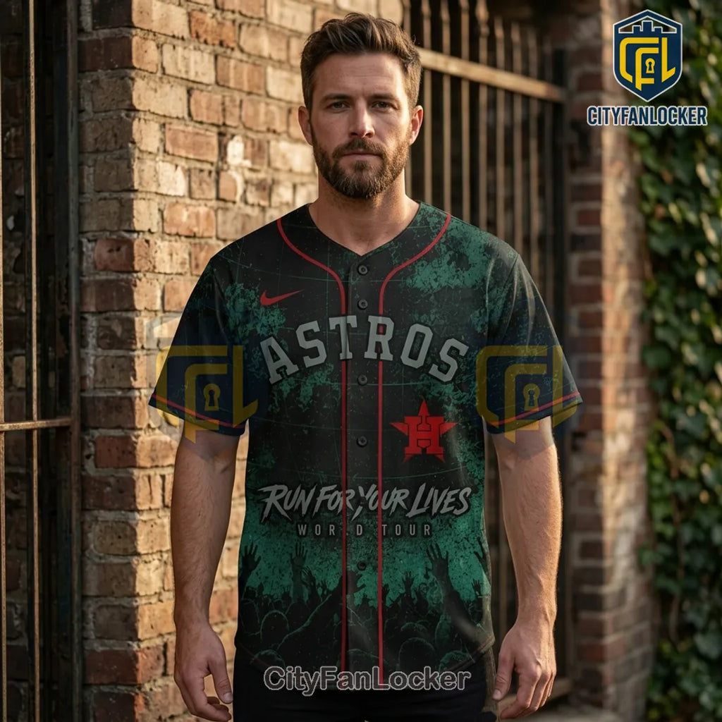 Iron Maiden x Houston Astros Run For Your Lives 2026 Baseball Jersey