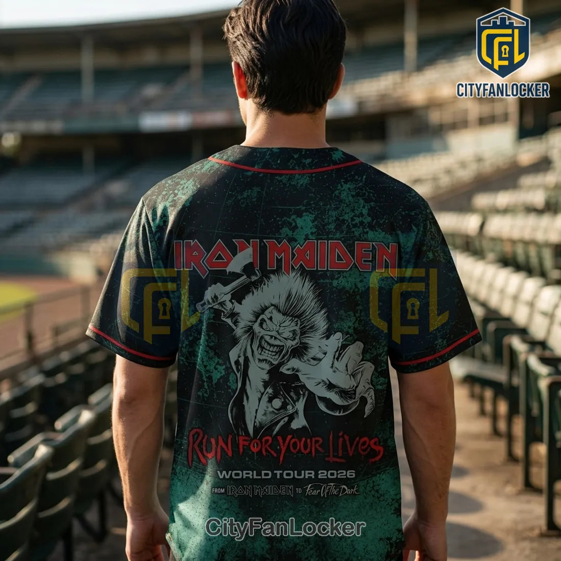 Iron Maiden x Houston Astros Run For Your Lives 2026 Baseball Jersey