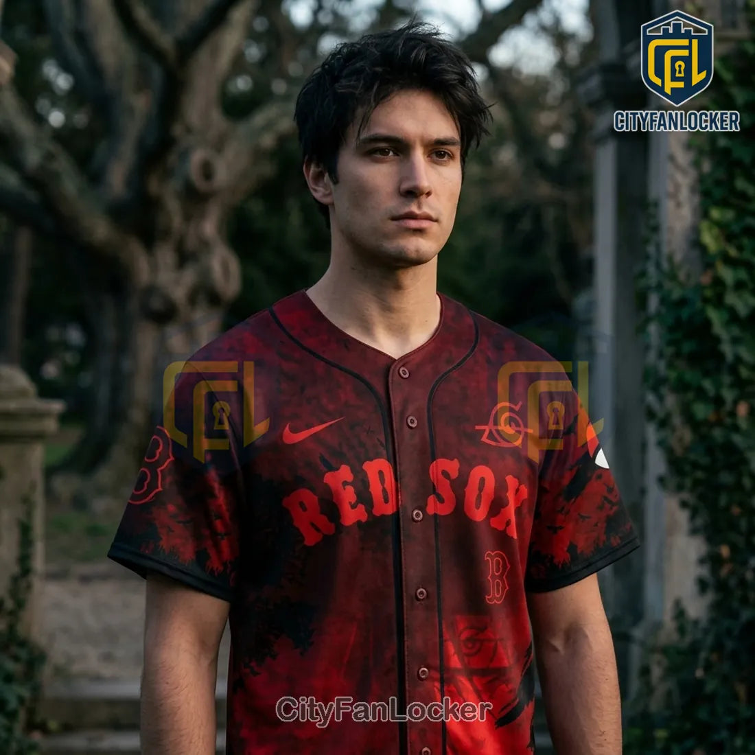 Itachi Uchiha x Boston Red Sox 2026 Edition Anime MLB Baseball Jersey