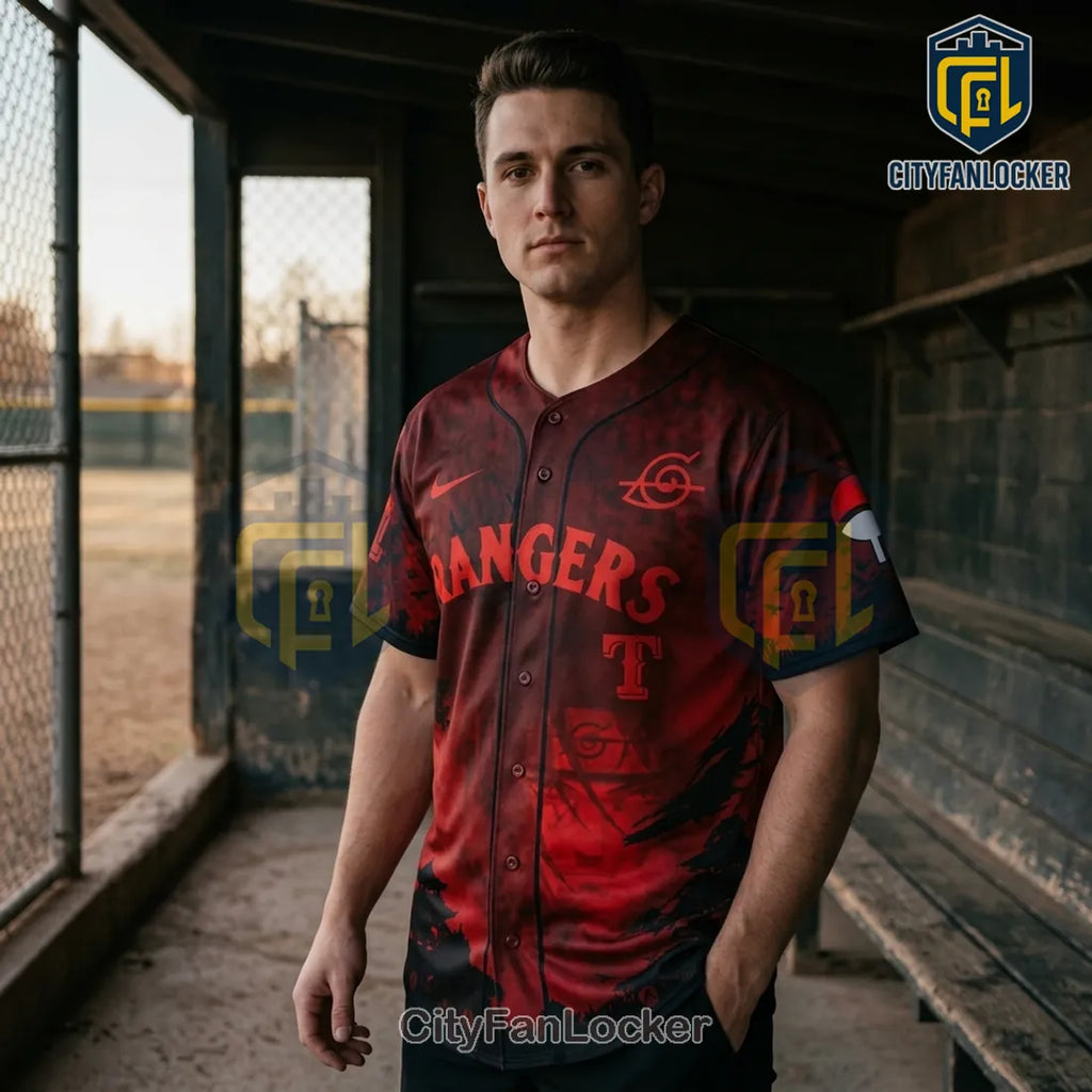 Itachi Uchiha x Texas Rangers 2026 Edition Baseball Jersey