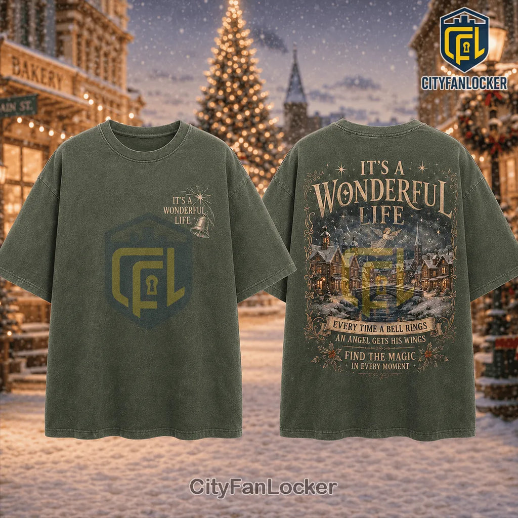 It’s A Wonderful Life Vintage Green T-Shirt
