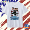 Jack Hughes Luke Hughes Quinn Hughes The Hughes Bowl caricature T Shirt