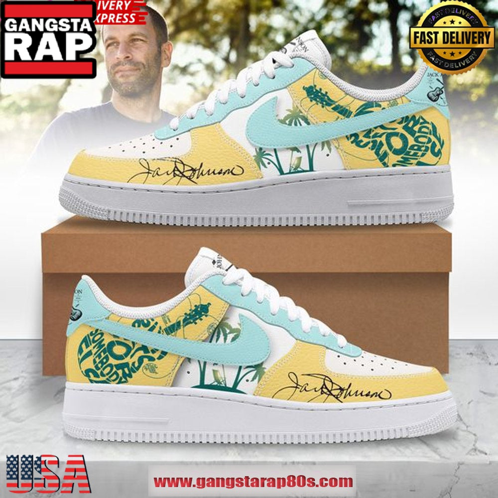 Jack Johnson Collab Nike New Design Air Force 1 Sneakers Shoes