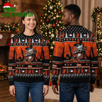 Jack Skellington Baltimore Orioles Baseball Character Ugly Christmas Sweater