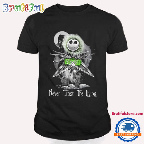 Jack Skellington Beetlejuice Halloween Never Trust The Living T Shirt
