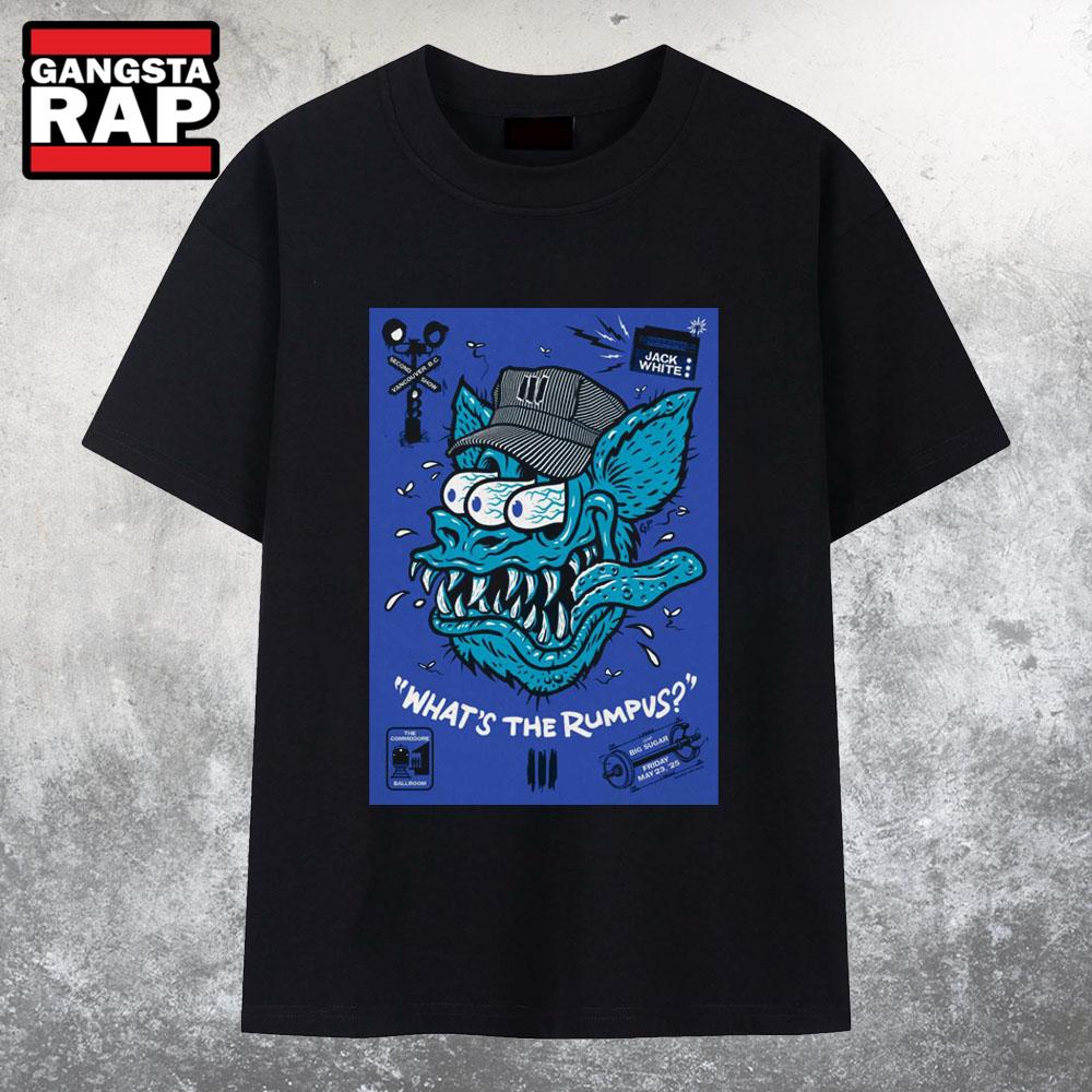 Jack White Commodore Ballroom Vancouver, BC May 23-25 2025 Concert T Shirt