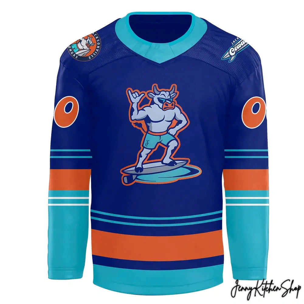Jacksonville IceMen 2026 Cowabungas Special Edition Hockey Jersey