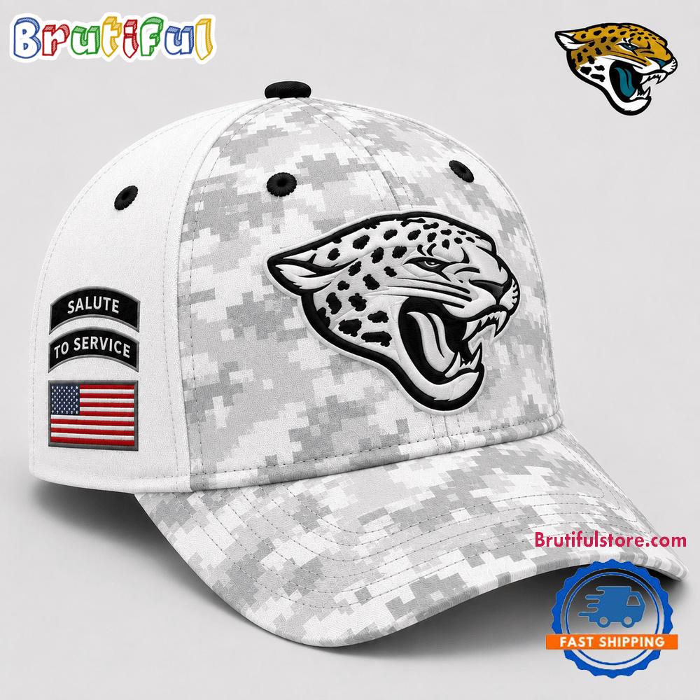 Jacksonville Jaguars 2026 NFL Salute to Service Digital Camo Baseball Cap