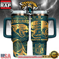 Jacksonville Jaguars Custom Stanley Quencher Tumbler With Handle 40oz