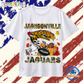 Jacksonville Jaguars Football Autumn Fall Pumpkin Graphic T Shirt