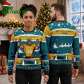Jacksonville Jaguars Football Player Custom Name And Number Ugly Christmas Sweater