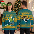 Jacksonville Jaguars Grinch Ugly Christmas Sweater