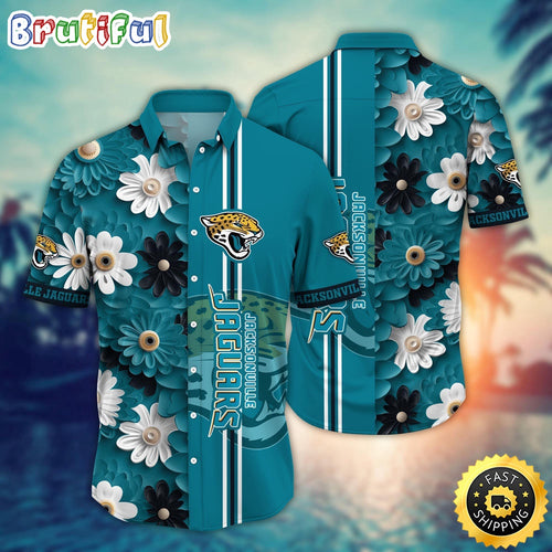 Jacksonville Jaguars Hawaii Shirt Flower Sporty And Stylish