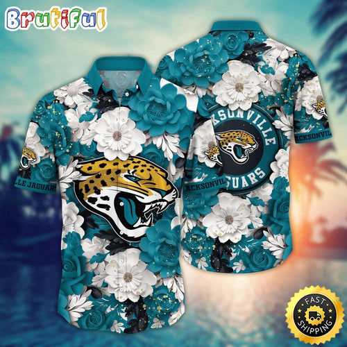 Jacksonville Jaguars Hawaii Shirt Flower Summer Vibes
