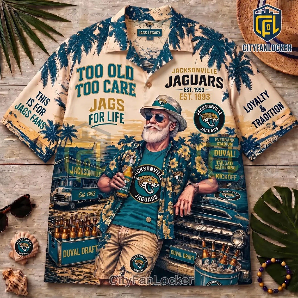 Jacksonville Jaguars Mascot Hawaiian Shirt